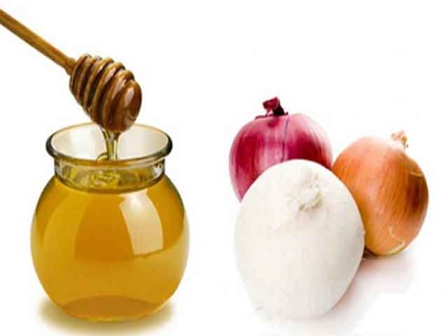 Лук и мед Ингредиенты для маски